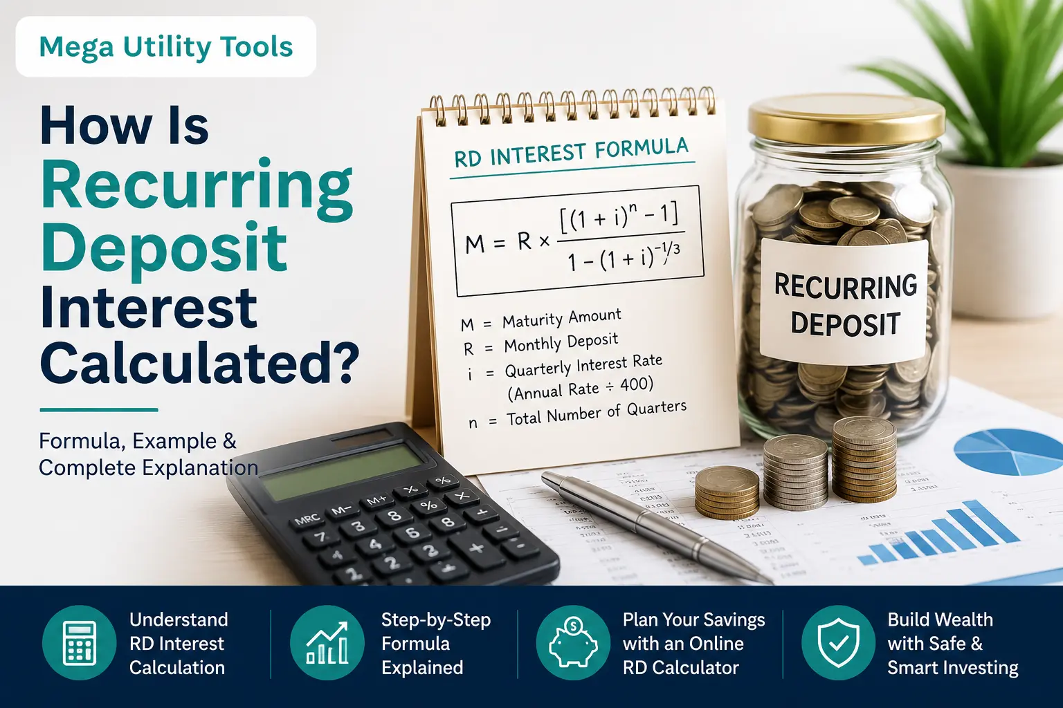 Recurring Deposit Calculator- Calculate Interest