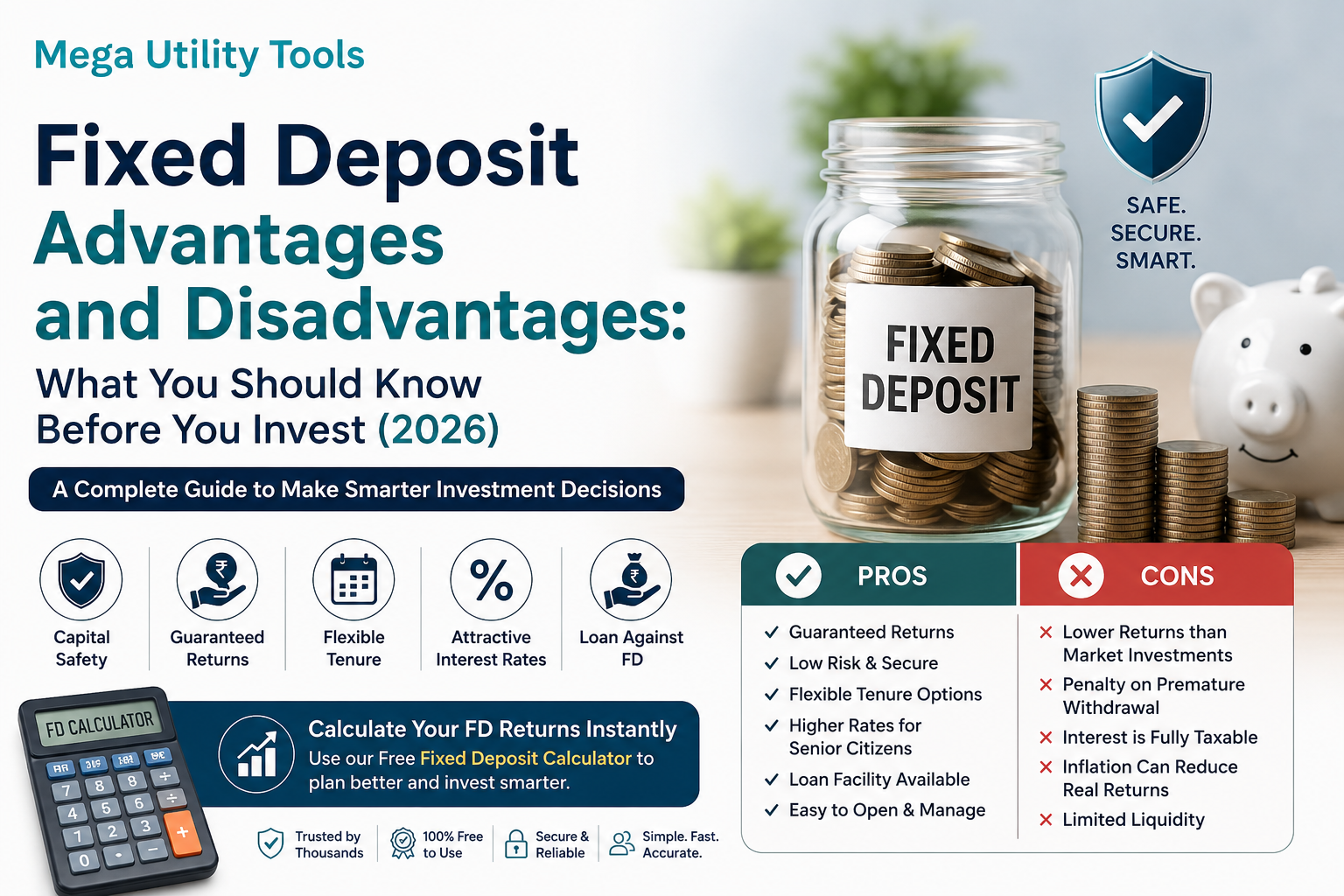 Fixed Deposit Advantages and Disadvantages